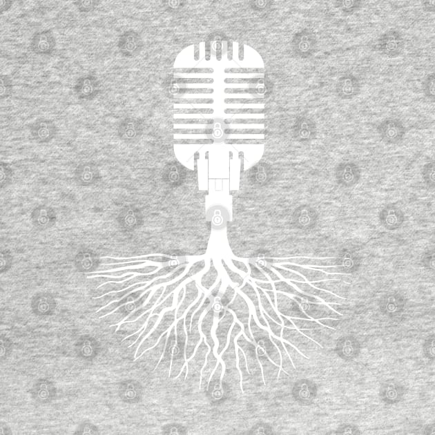 Musical Roots - Microphone by CanossaGraphics